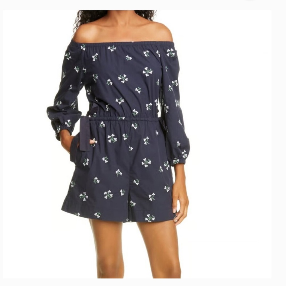 Rebecca Taylor Lilybud Embroidered Romper